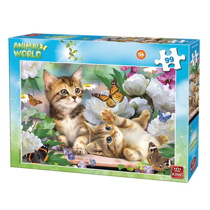 PUZZLE 99 DIJELNE - MAČIĆI - ANIMAL WORLD