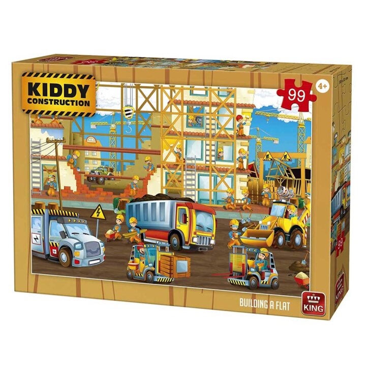PUZZLE ZA DJECU 99 DIJELNE - GRADITELJSKI MOTIV