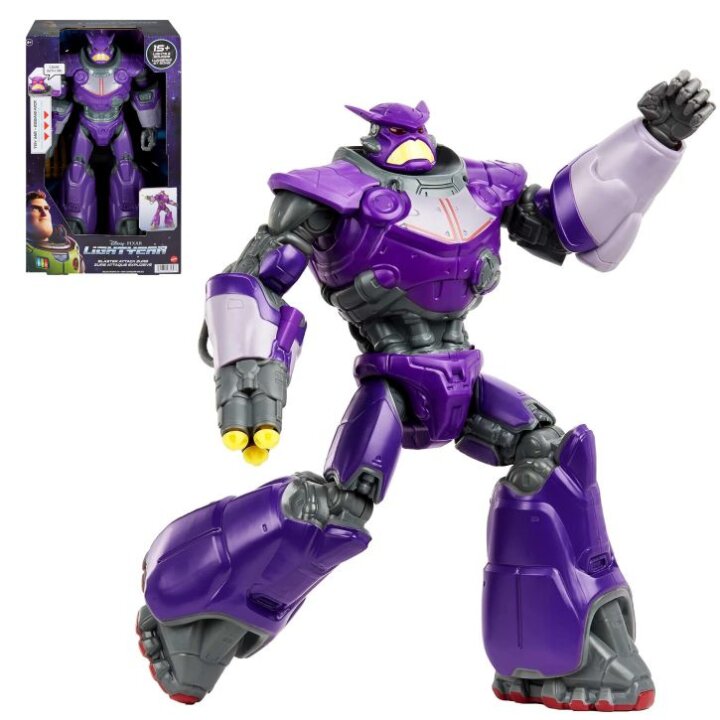 DISNEY ZURG ROBOT SVJETLO I ZVUK I PROJEKTILI 35 CM MATTEL