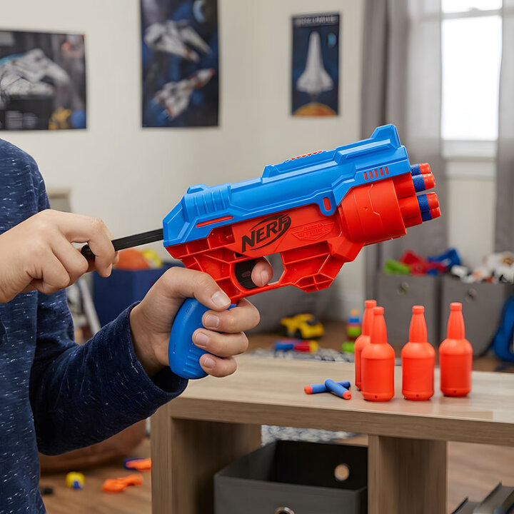 NERF PIŠTOLJ NA SPUŽVASTE METKE 17 DIJELOVA  ALPHA STRIKE