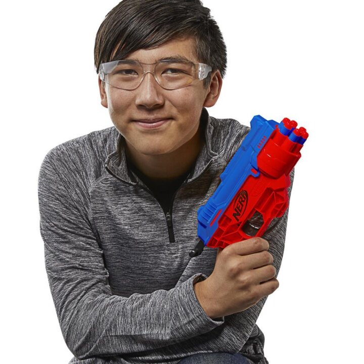 NERF PIŠTOLJ NA SPUŽVASTE METKE 17 DIJELOVA  ALPHA STRIKE