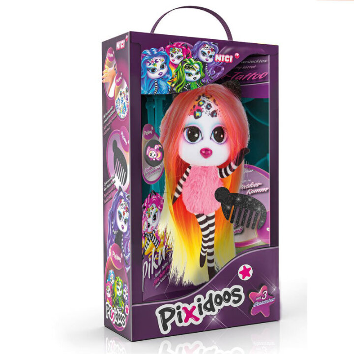 NICI PIXIDOOS PLIŠANA LUTKA 20 CM - PIKU S PRIBOROM