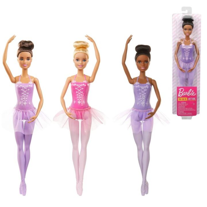 BARBIE LUTKA BALERINA - MATTEL SORT 32 CM