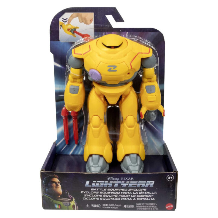 ROBOT DISNEY LIGHTYEAR ZYCLOPS S PROJEKTILIMA 20 CM - MATTEL