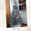 UMJETNI BOR SA SNIJEGOM I METALNIM STALKOM 150 CM ROVINJ