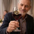 POKLON ZA 60. ROĐENDAN - ČAŠA ZA VINO S TISKOM 370 ml 