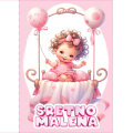 ČESTITKA ZA ROĐENJE - SRETNO MALENA