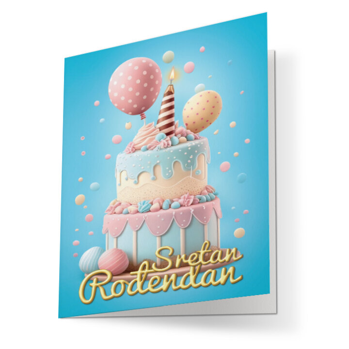 ČESTITKA ROĐENDANSKA - SRETAN ROĐENDAN - TORTA