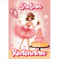 ČESTITKA ROĐENDANSKA - SRETAN ROĐENDAN - ROZA