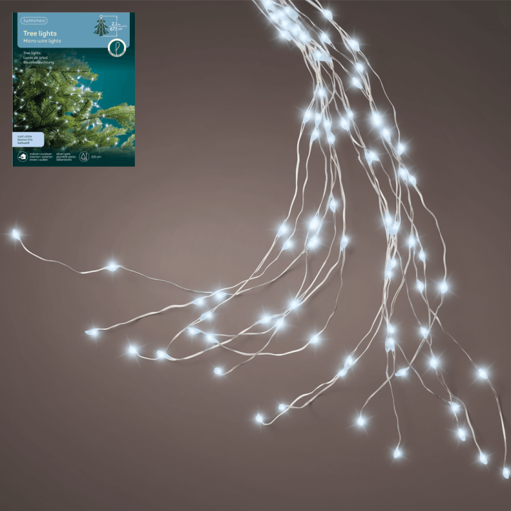 MICRO LED LAMPICE 672/1 HLADNO BIJELE VANJSKE / UNUTARNJE 210 cm