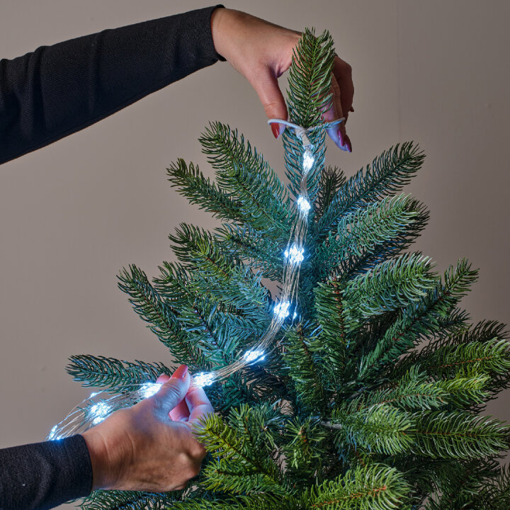 MICRO LED LAMPICE 672/1 HLADNO BIJELE VANJSKE / UNUTARNJE 210 cm