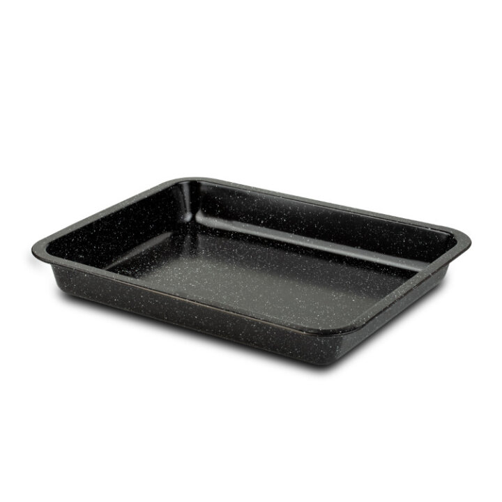 PEKAČ ČETVRTASTI NATURE 40 cm S PLASTIČNIM POKLOPCEM I NEPRIJANJAJUĆIM PREMAZOM