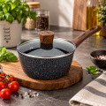 POSUDA ZA UMAK S DRŠKOM, POKLOPCEM i NEPRIJANJAJUĆIM PREMAZOM NATURE 1,6 L-19x8