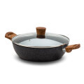 POSUDA ZA KUHANJE S POKLOPCEM i NEPRIJANJAJUĆIM PREMAZOM NATURE 4 L- 28 cm