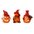 FIGURA / SVIJEĆNJAK HALLOWEEN TIKVA 12 cm -SORT