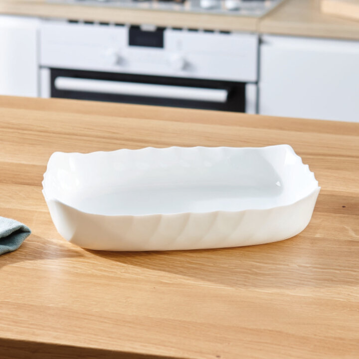 PEKAČ ČETVRTASTI SMART CUISINE TRIANON 29x23 cm - OPALNO STAKLO LUMINARC