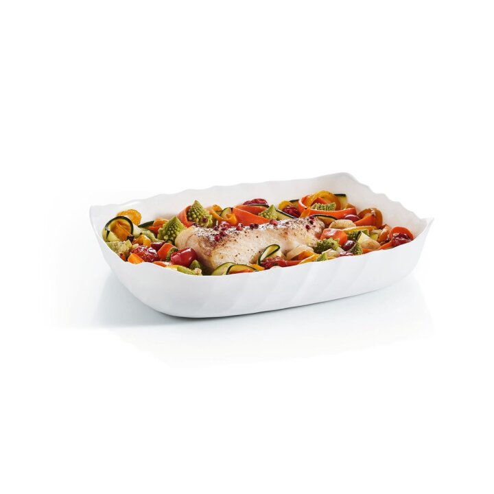 PEKAČ ČETVRTASTI SMART CUISINE TRIANON 32x26 cm - OPALNO STAKLO LUMINARC