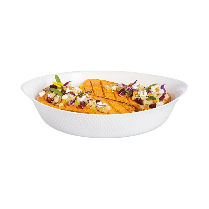 PEKAČ OVALNI SMART CUISINE WAVY 32x20 cm - OPALNO STAKLO LUMINARC