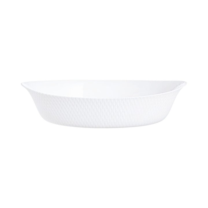 PEKAČ OVALNI SMART CUISINE WAVY 32x20 cm - OPALNO STAKLO LUMINARC
