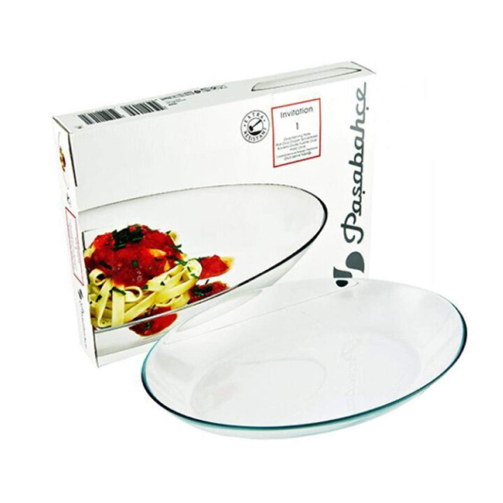 TANJUR OVALNI INVITATION STAKLENI 33 CM
