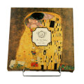 GUSTAV KLIMT TANJURIĆI DESERTNI PORCULAN 2/1 U POKLON KUTIJI - THE KISS