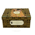 ŠALICE ZA KAVU PORCULANSKE 2/1 280 ML U POKLON KUTIJI - THE KISS BROWN BY GUSTAV KLIMT