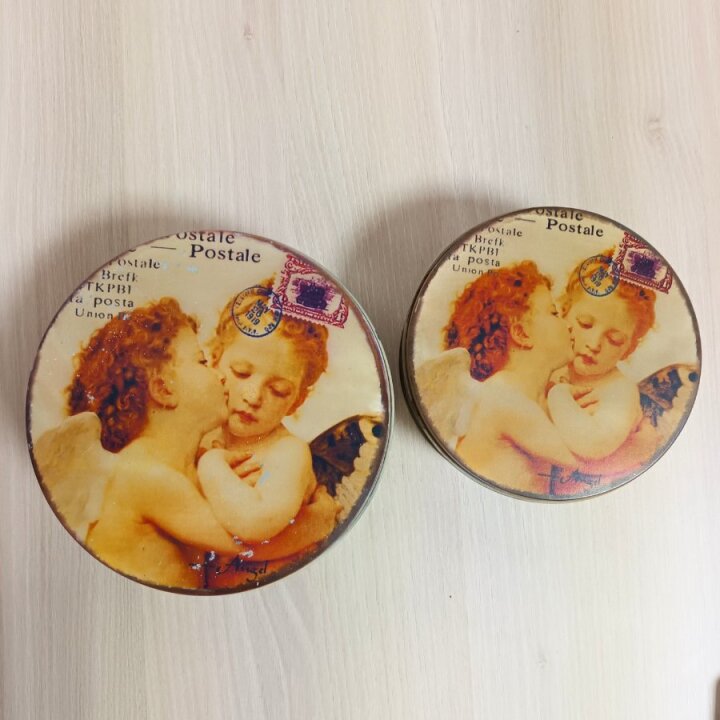 POSUDE S POKLOPCIMA 2/1 LIMENE RETRO S ANĐELIMA