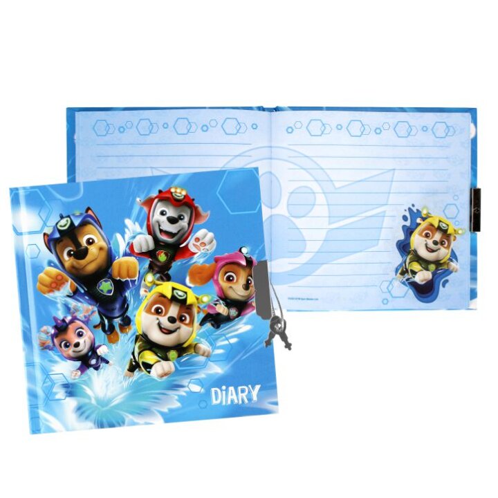PAW PATROL DNEVNIK S KLJUČIĆEM - PLAVI