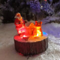 DEKORACIJA BOŽIĆNA S LED SVJETLOM 9x10 CM - 3 SORT