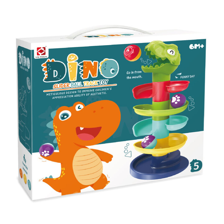 DINOSAUR SPIRALNI TORANJ S KUGLICAMA