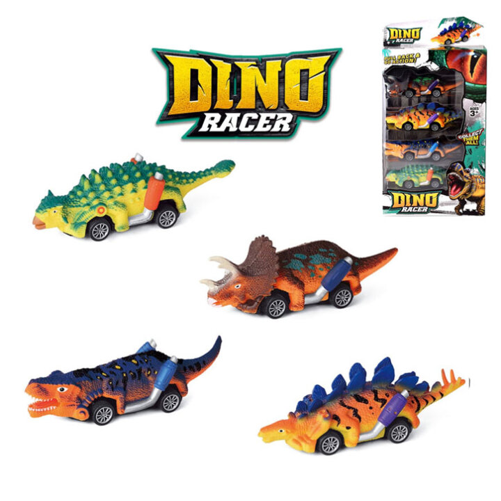 AUTIĆ DINOSAUR U KUTIJI 4/1 - SORT