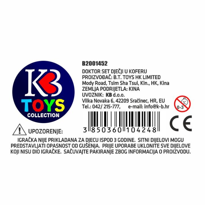 DOKTOR SET DJEČJI U KOFERU