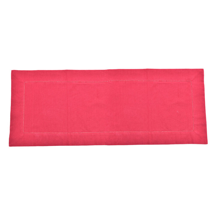 CRVENI BOŽIĆNI NADSTOLNJAK TEKSTILNI 40x140 cm
