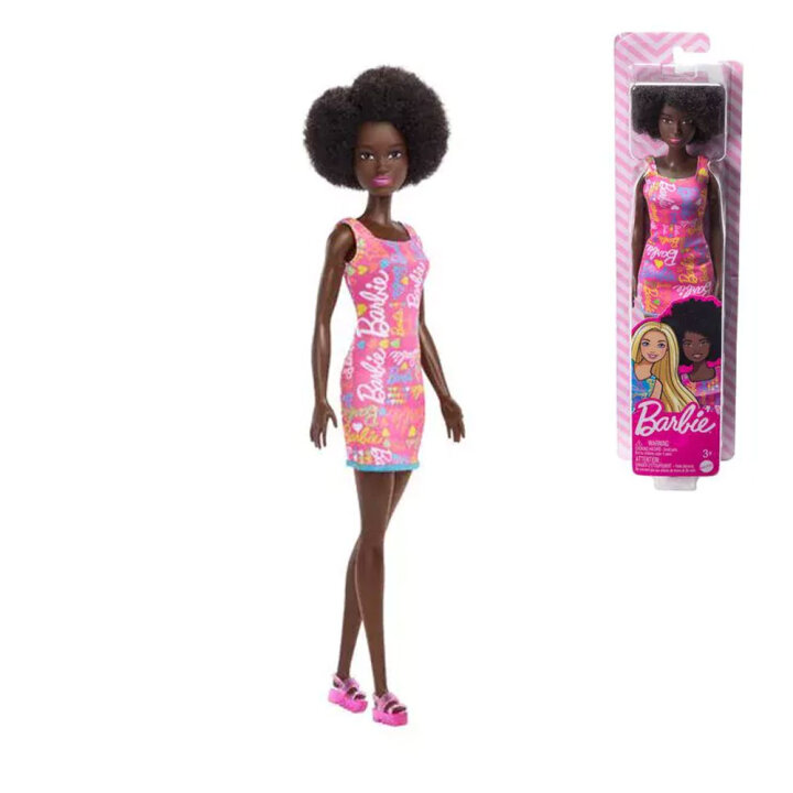 LUTKA BARBIE ROZA HALJINA 33 cm