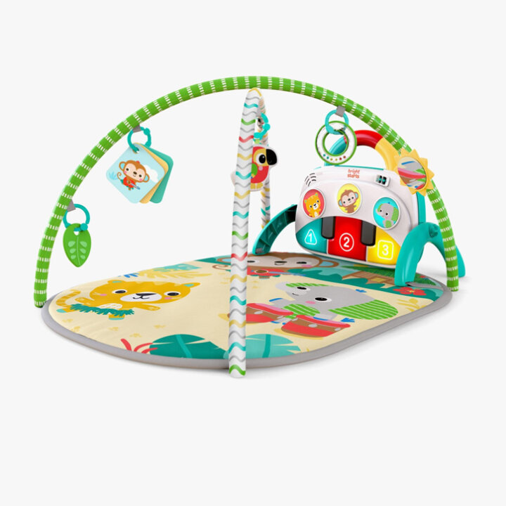BABY GYM PODLOGA ZA IGRU S KLAVIROM I BUBNJEM 4 u1 86x68x45 cm