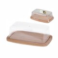 POSUDICA ZA MASLAC BAMBUS S PLASTIČNIM POKLOPCEM 19x12,5x6cm