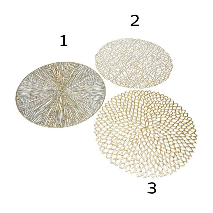 PODMETAČ ZA TANJUR ZLATNI 4 SORT PVC 38 cm