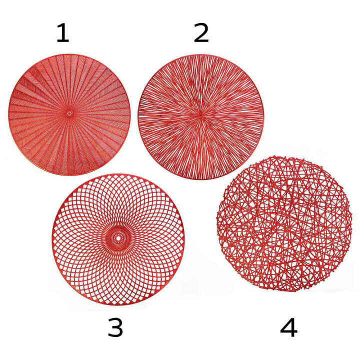 PODLOGA ZA STOL CRVENA 4SORT PVC 38 cm