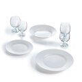 SERVIS ZA JELO PLUMI BIJELI 18 DIJELNI - LUMINARC