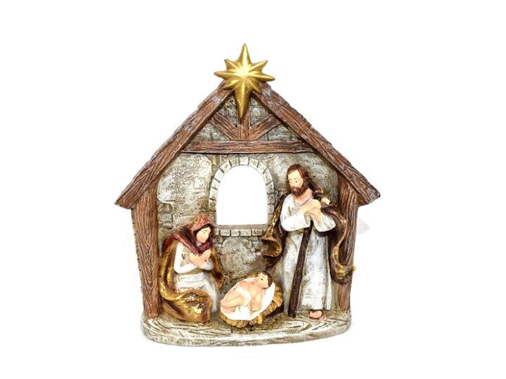 BOŽIĆNE JASLICE SVETA OBITELJ 18x16 cm