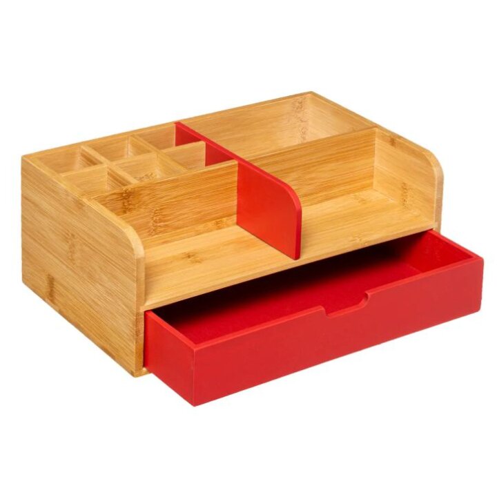 KUTIJICA ORGANIZATOR ZA KOZMETIKU BAMBUS 25x15,5x10cm
