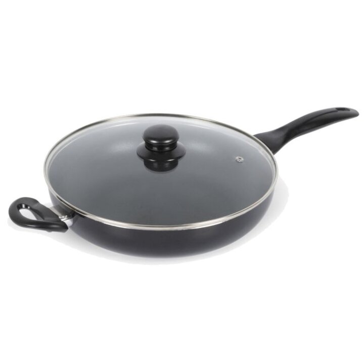 TAVA 28 CM SA STAKLENIM POKLOPCEM
