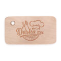 DASKA DRVENA GRAVIRANA Daska za špek, kobasice i ostalo povrće 27x15 cm