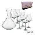 ČAŠE I VRČ SET ZA VINO KRISTALIN SANDRA 7/1