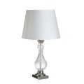 NOĆNA LAMPA STAKLO-METAL TRANSPARENT 28x55 CM