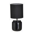NOĆNA LAMPA KERAMIČKA 13x27 cm - SORT BOJE