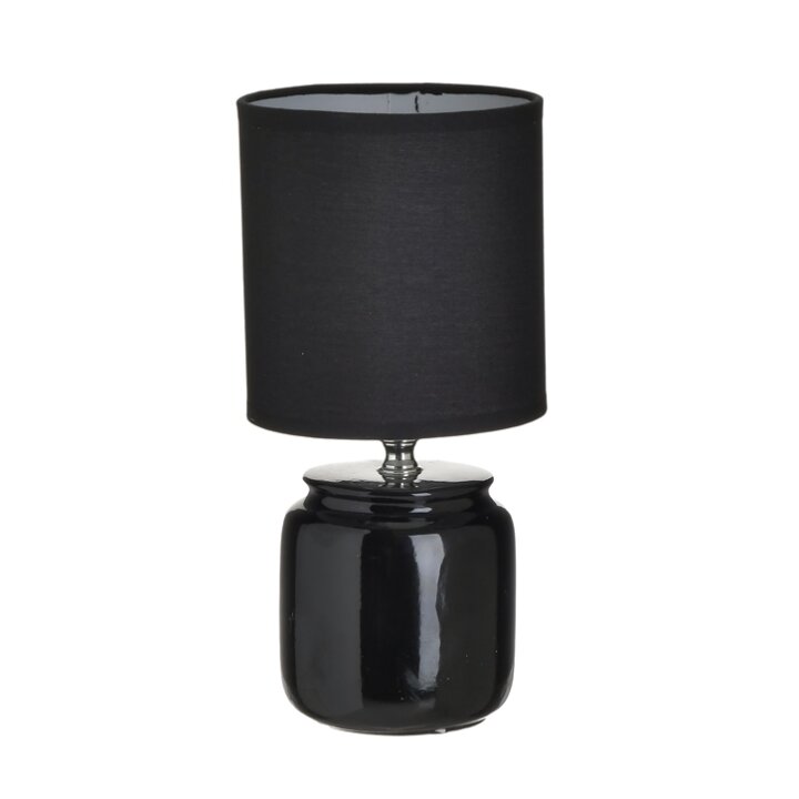 NOĆNA LAMPA KERAMIČKA 13x27 cm - SORT BOJE