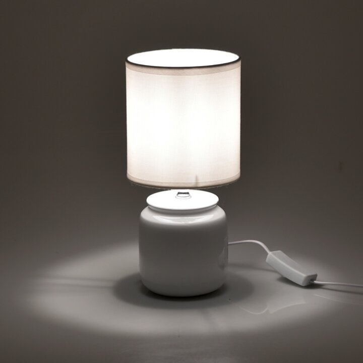 NOĆNA LAMPA KERAMIČKA 13x27 cm - SORT BOJE