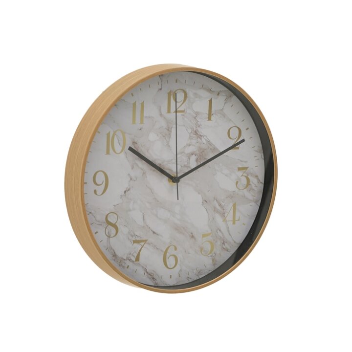 SAT ZIDNI KREM-BEŽ 30 CM - PVC