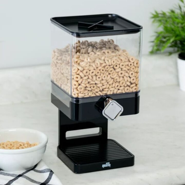 DOZATOR ZA ŽITARICE ČETVRTASTI 3 L 17x17x30 cm